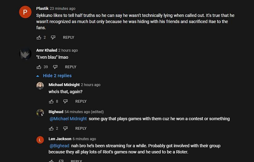 Here's what the fans had to comment (Image via YouTube)